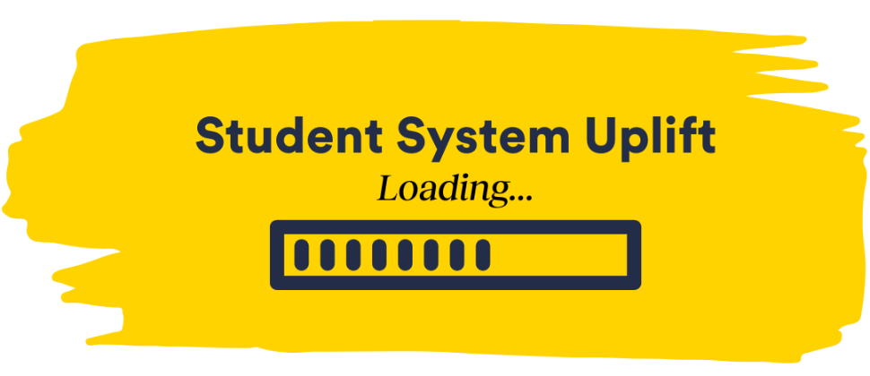 Student System Uplift text and progress bar